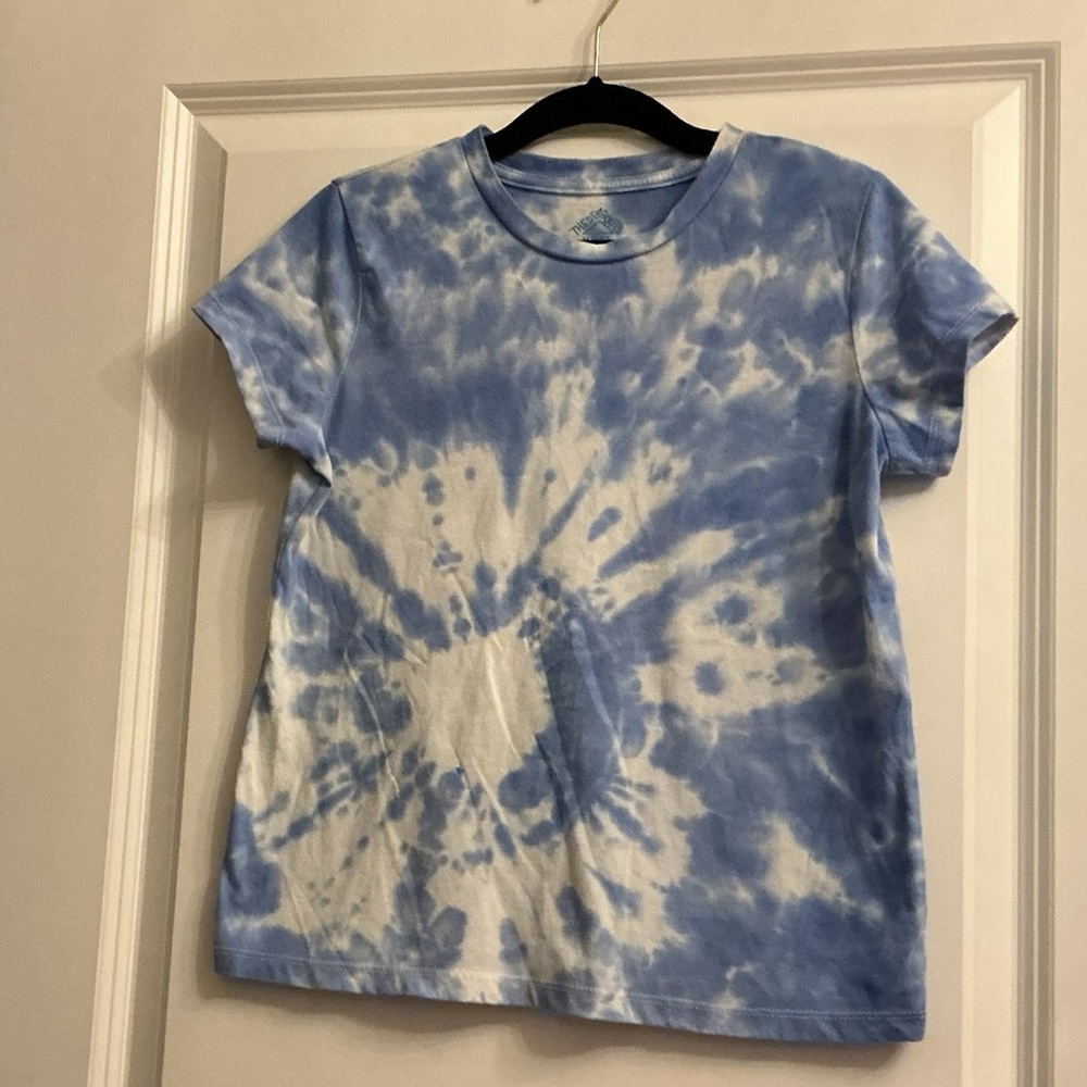 Sky Blue Tie-Dye Kids T-Shirt